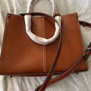Elegant Brown Women's Handbag